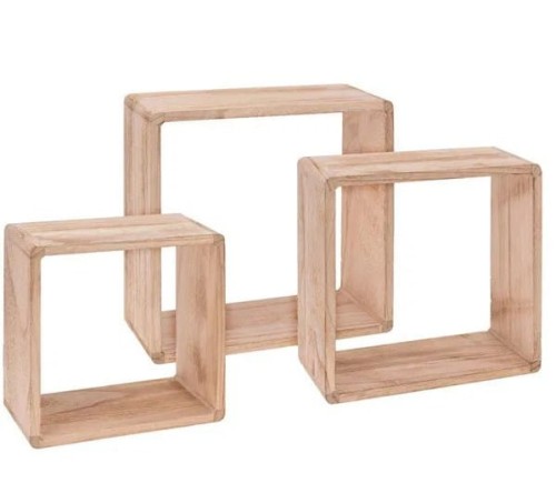 Przejdź do produktu Komplet drewnianych półek 3szt 452105