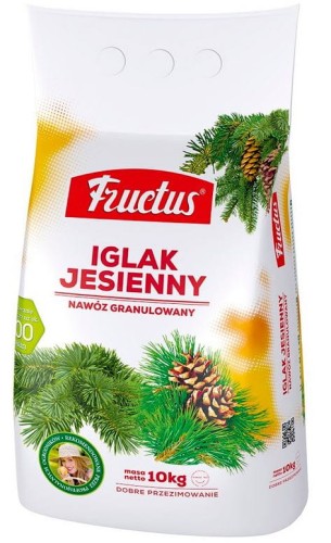 Przejdź do produktu Nawóz jesienny do iglaków 10kg Fructus