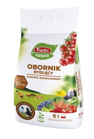Przejdź do produktu Nawóz ogrodniczy obornik bydlęcy 5l Fructus 