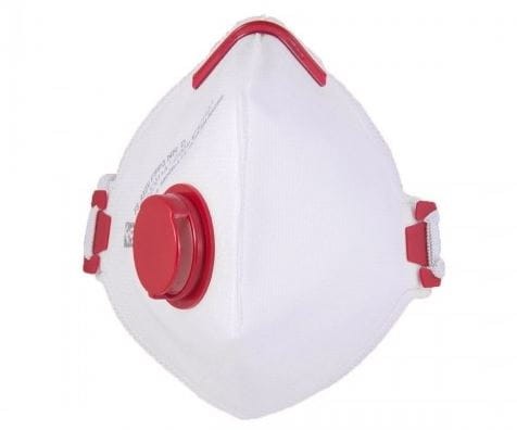 Przejdź do produktu Maska płaska filtrująca pył radioaktywny 99,95% FFP3
