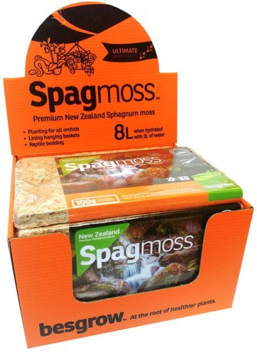 Przejdź do produktu Podłoże do storczyka 12x100g Spagmoss mech torfowiec Sphagnum