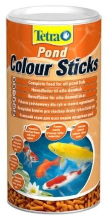 Przejdź do produktu Pokarm wybarwiający dla rybek TETRA POND COLOUR STICKS 1L 124394