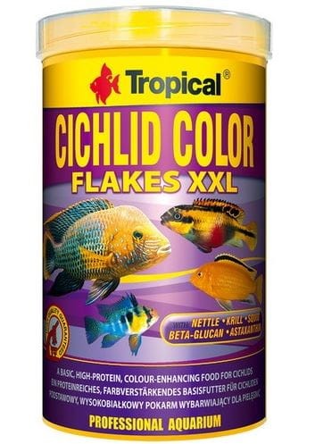 Przejdź do produktu Pokarm dla pielęgnic TROPICAL CICHLID COLOR XXL 1200ml 180g