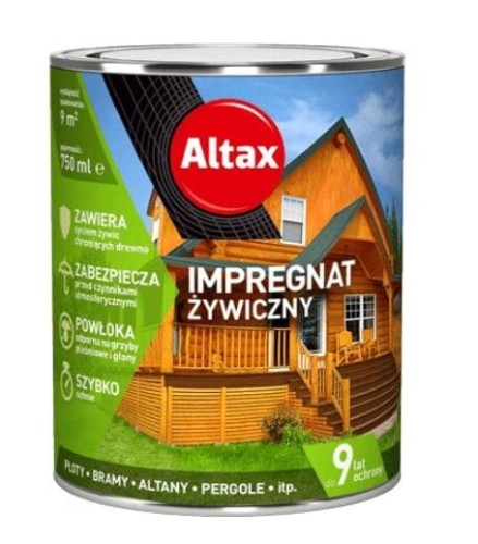 Przejdź do produktu Impregnat żywiczny do drewna 0,75 tik Altax