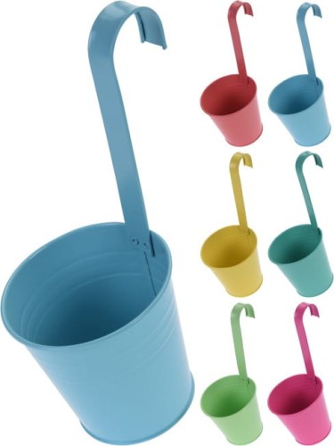 Przejdź do produktu Osłonka metalowa z uchwytem doniczka 917543