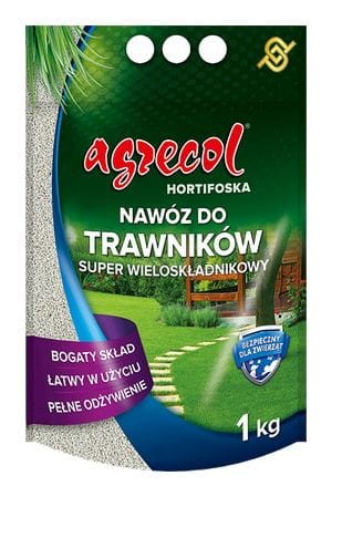 Przejdź do produktu Hortifoska nawóz do trawników 1kg folia