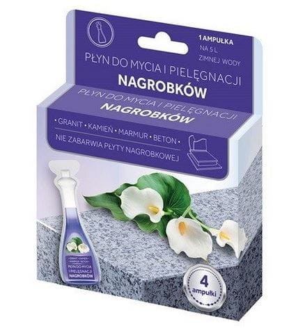 Przejdź do produktu Płyn do mycia i pielęgnacji nagrobków 4x40ml