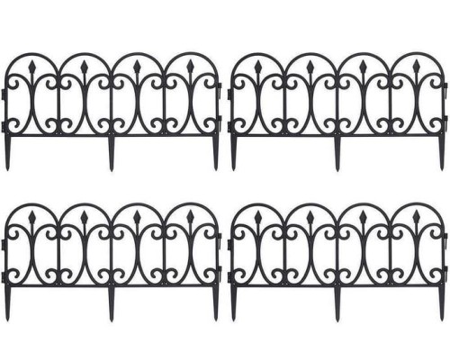 Przejdź do produktu Palisada płotek ogrodowy 60x30 cm 4 szt. uniwersalny 549423