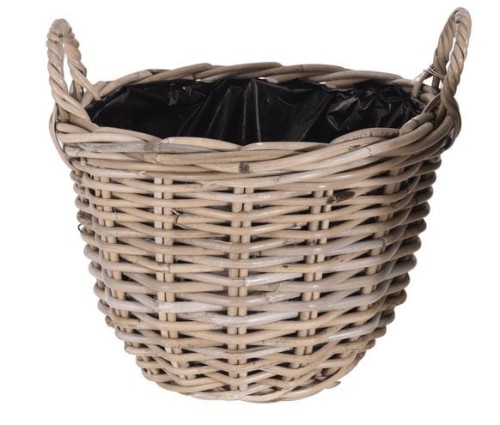Przejdź do produktu Koszyk wiklinowy z rączkami Kubu 35x25cm doniczka 739299