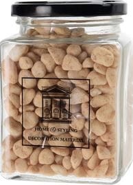 Przejdź do produktu Kamienie dekoracyjne ozdoba w słoiku 1kg kość słoniowa 215816