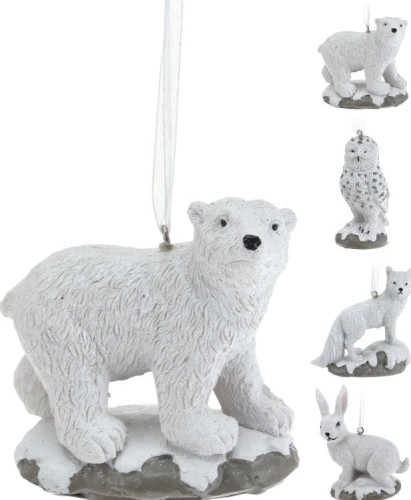 Przejdź do produktu Figury zwierzęta zawieszki na choinkę 7cm 12szt 707452