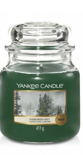 Przejdź do produktu Yankee Candle średnia świeca 411g Evergreen Mist