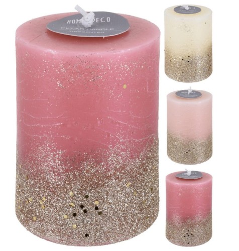 Przejdź do produktu Świeca z brokatem 7cmx9cm 259968