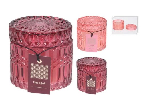 Przejdź do produktu Świeca w szkle 8,5cm z pokrywką 650864