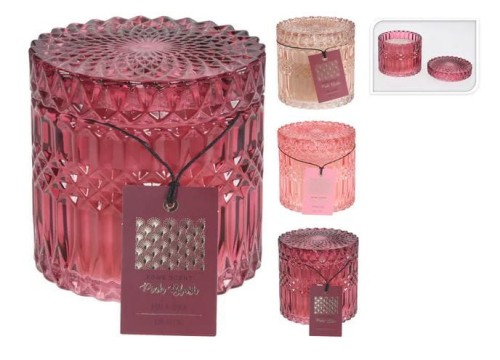 Przejdź do produktu Świeca w szkle 10,5cm z pokrywką 650888