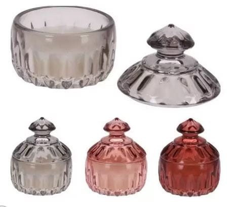 Przejdź do produktu Świeca dekoracyjna w szkle 10cm 710674