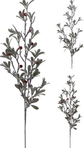 Przejdź do produktu Ozdobna sztuczna gałązka głogu 73cm 559648
