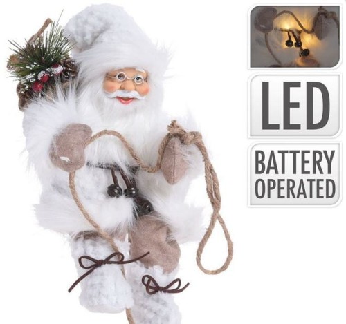 Przejdź do produktu Mikołaj pluszowy z LED 40cm 271984