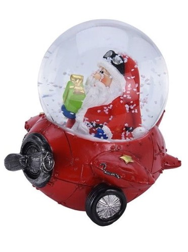 Przejdź do produktu Kula świąteczna świecąca samolot 10 cm 576317