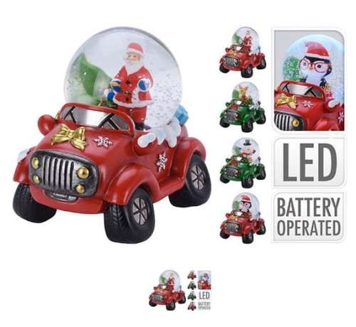 Przejdź do produktu Kula świąteczna świecąca led samochód 6,5cm 576331