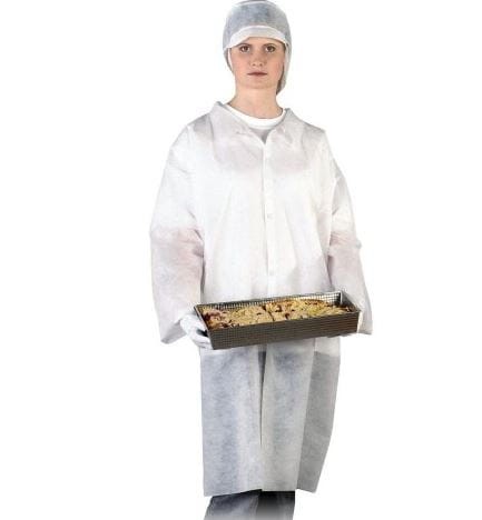 Przejdź do produktu Fartuch ochronny biały laboratoryjny XL FLAB