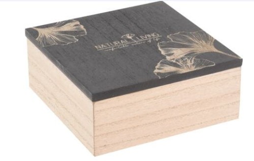 Przejdź do produktu Drewniane pudełko z wieczkiem MDF 15cm 642814