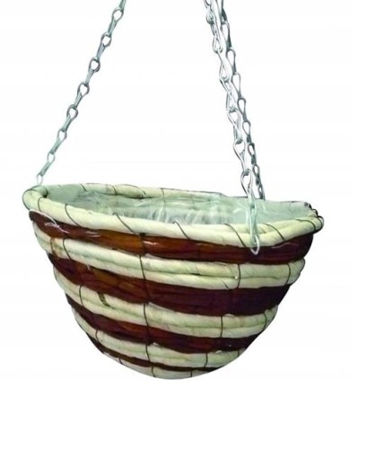 Przejdź do produktu Kosz wiszący na kwiaty Cyntia 30cm