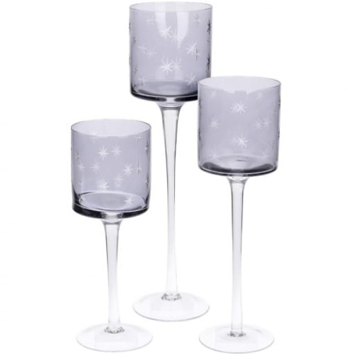 Przejdź do produktu Świeczniki na tealight szare 671708