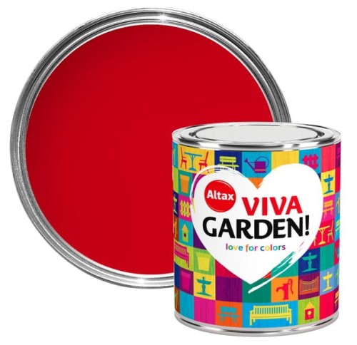 Przejdź do produktu Farba akrylowa Viva Garden 250 ml Czerwone Piwonie