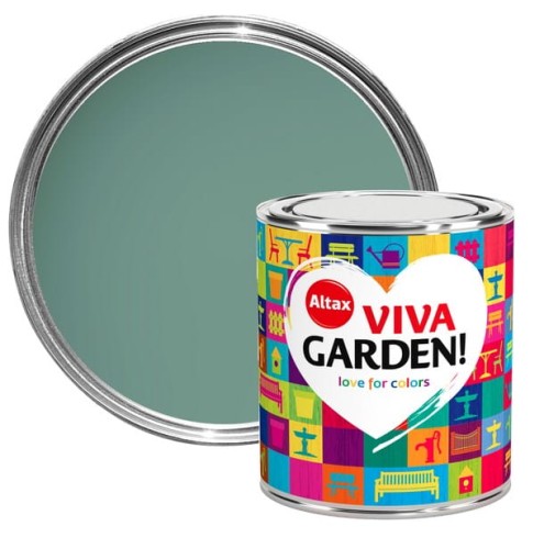 Przejdź do produktu Farba akrylowa do drewna metalu betonu Viva Garden 750 ml Aromatyczna Szałwia