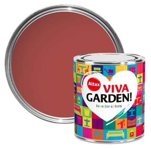 Przejdź do produktu Farba akrylowa do betonu kamienia metalu drewna Viva Garden 750 ml Orzechy Laskowe