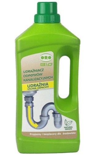 Przejdź do produktu Środek do udrażniania rur wc toalet BIO  1l ORO