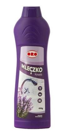 Przejdź do produktu Mleczko krem do czyszczenia lawendowe 650g ORO 
