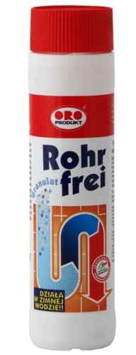 Przejdź do produktu Środek do udrażniania odpływu rur 600g ORO 5385