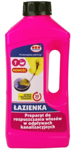 Przejdź do produktu Preparat rozpuszczający włosy w odpływie 800ml ORO 0694