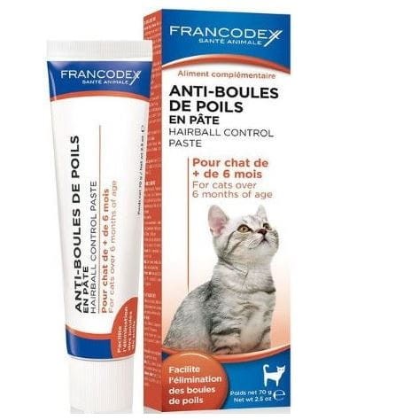 Przejdź do produktu Pasta odkłaczająca dla kota na kule włosowe 170390 Francodex