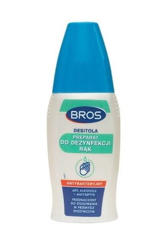 Przejdź do produktu Bros do dezynfekcji rąk Desitola 100ml atomizer
