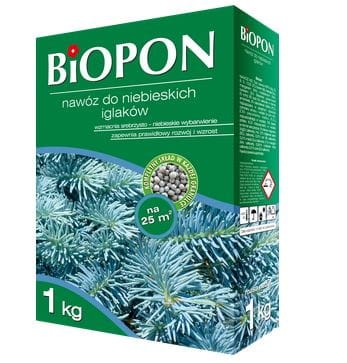 Przejdź do produktu Nawóz do niebieskich iglaków 1kg Biopon