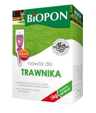 Przejdź do produktu Nawóz do trawnika 1kg Biopon