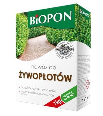 Przejdź do produktu Nawóz do żywopłotów 1kg Biopon