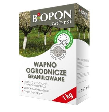 Przejdź do produktu Wapno granulowane do odkwaszania 3kg Biopon