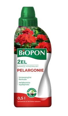 Przejdź do produktu Nawóz żel do pelargonii 1l Biopon