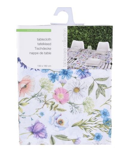 Przejdź do produktu Obrus plamoodporny 130x180 w kwiaty 404634