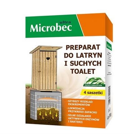 Przejdź do produktu Proszek do latryn suchych toalet Microbec 4x30g