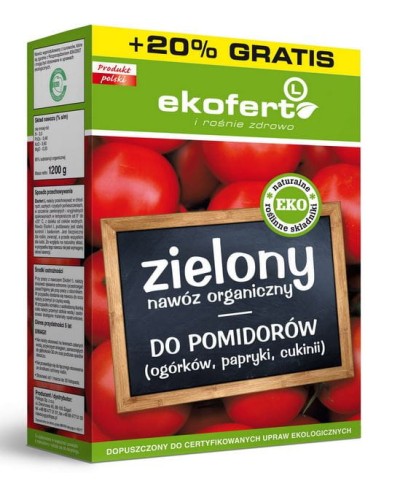 Przejdź do produktu Ekofert nawóz organiczny do pomidorów 1kg