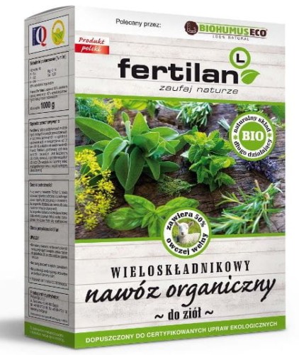 Przejdź do produktu Fertilan nawóz organiczny do ziół 1kg