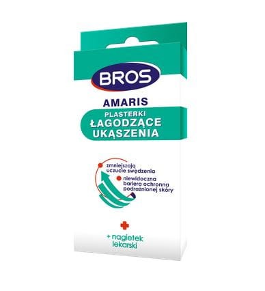 Przejdź do produktu Plasterki łagodzące ukąszenia komara 20szt bros