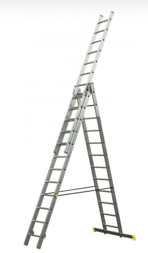 Przejdź do produktu Drabina wielofunkcyjna aluminiowa DW 3x12 tłoczona