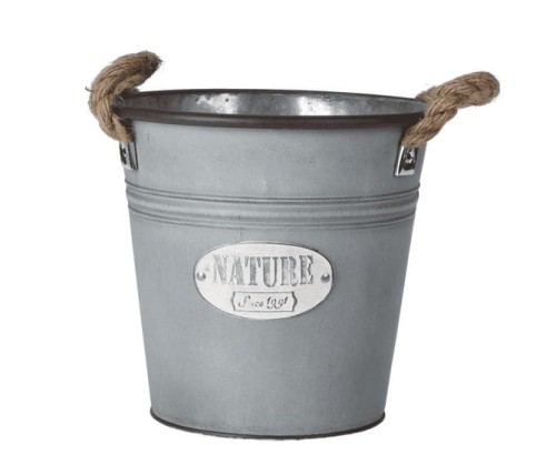 Przejdź do produktu Osłonka ocynkowana na kwiaty zioła 21cm 791864