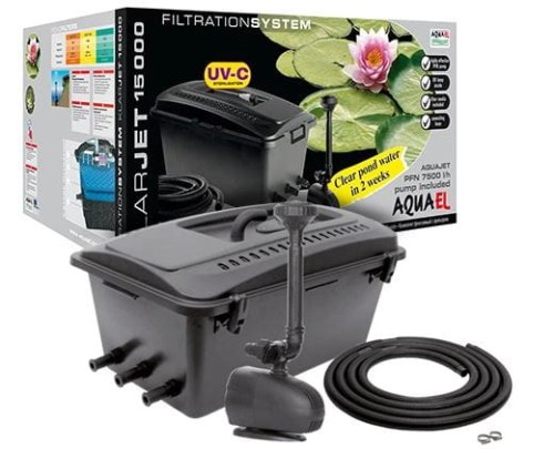 Przejdź do produktu Zestaw do oczka wodnego fontanna filtr lampa UV KLARJET  15000 102576